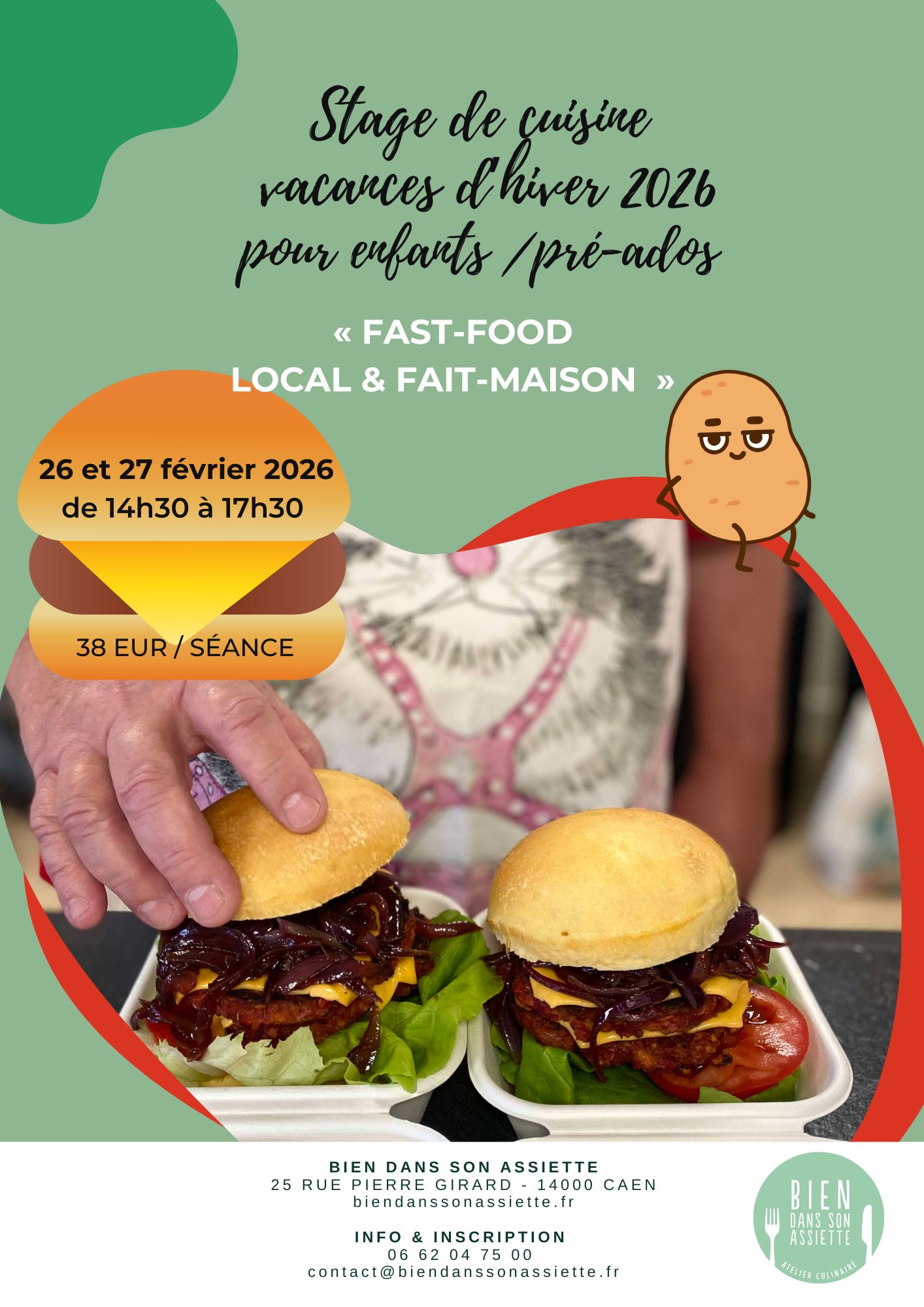 Stage d'hiver 2026 pour enfants 6-13 ans