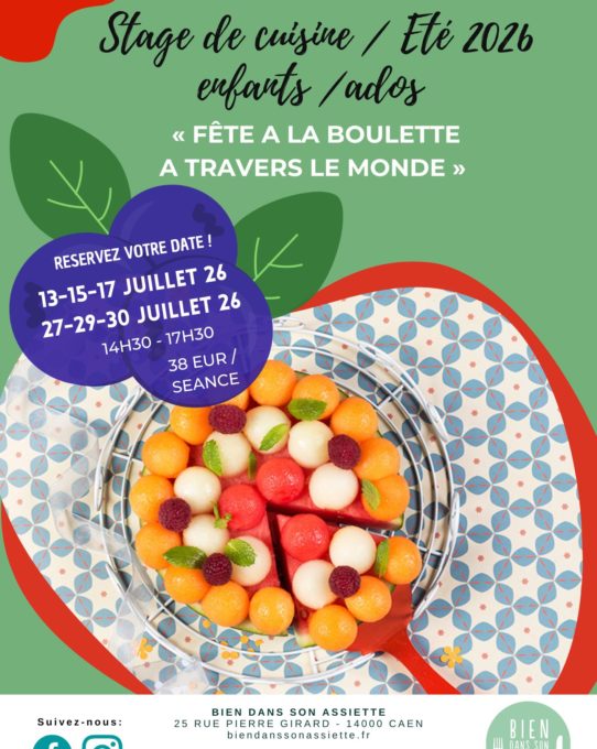Stage d'été 2026 enfants 6-13 ans